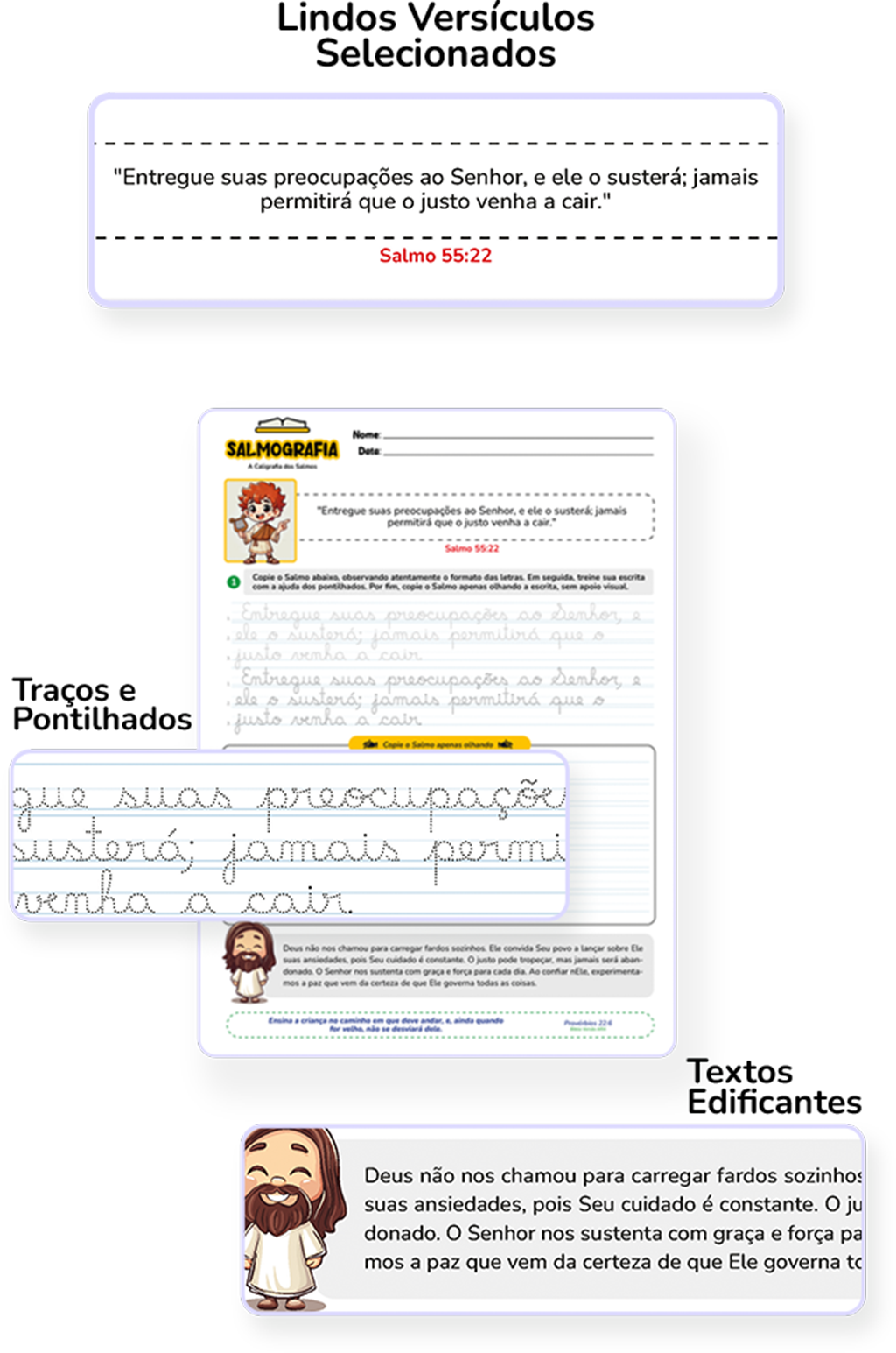 Caligrafia Cursiva com os Salmos - salmografia