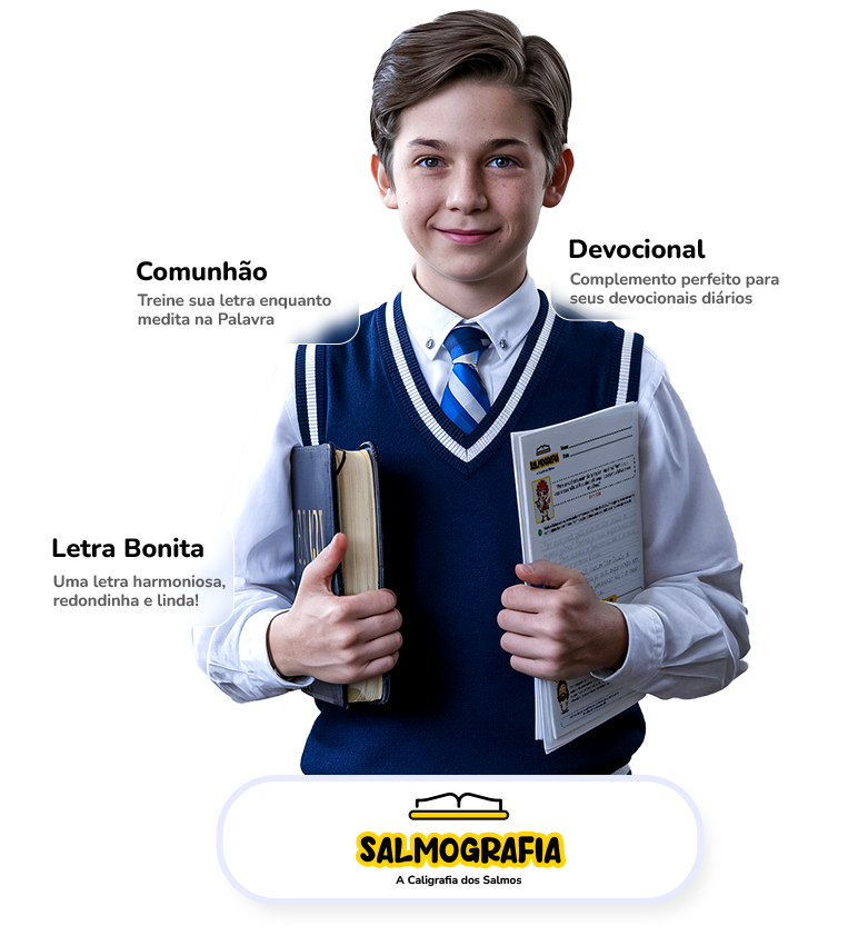 Caligrafia Cursiva com os Salmos - salmografia