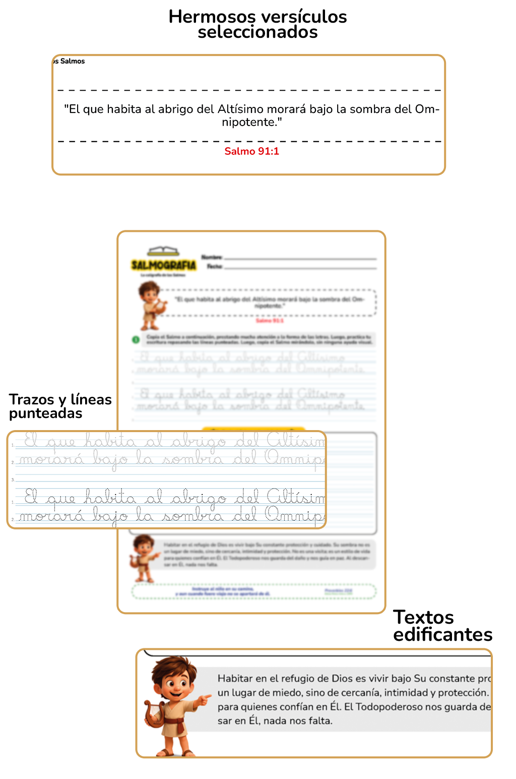 Caligrafia Cursiva com os Salmos - salmografia